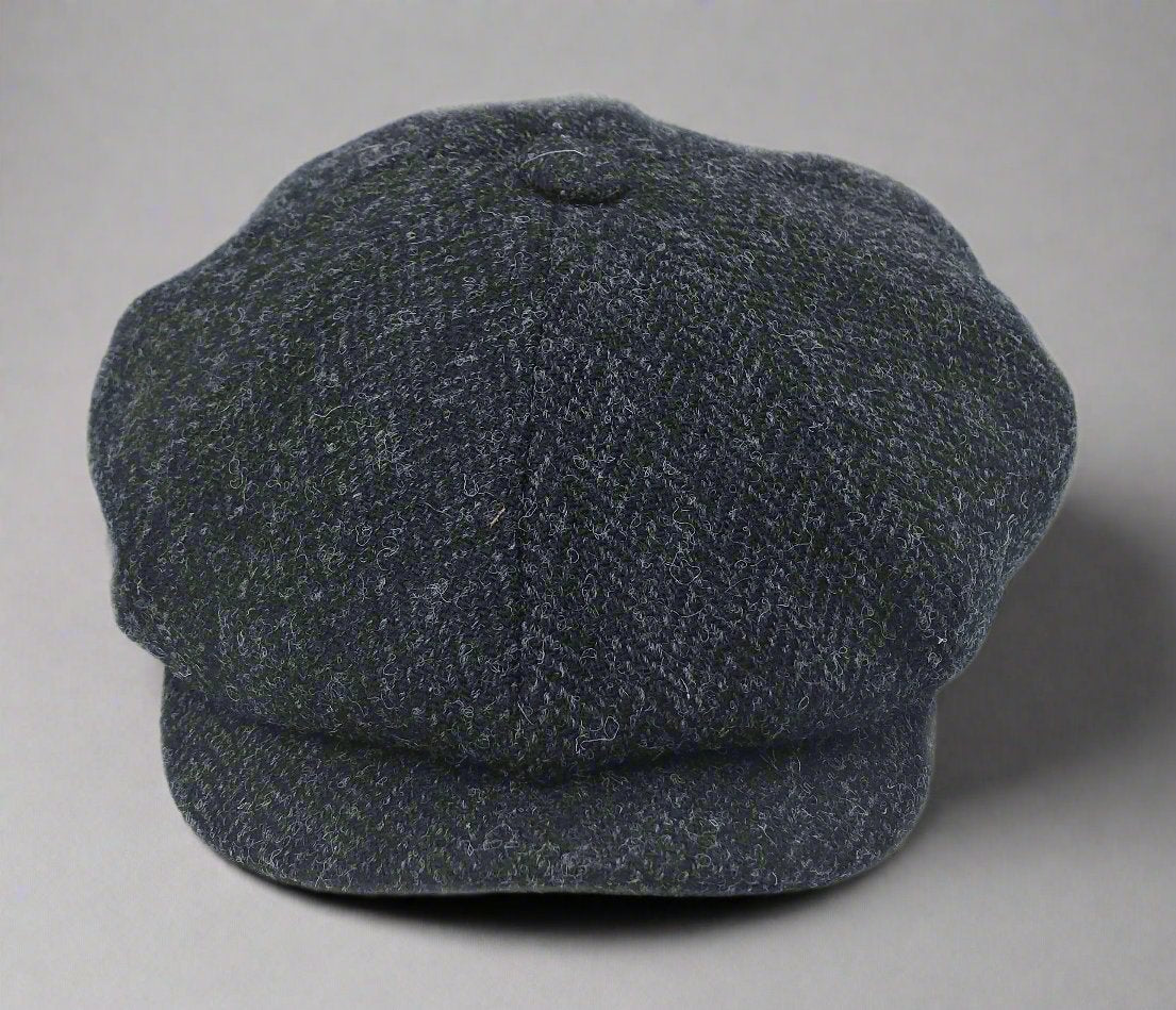 帽子 RRL HARRIS TWEED NEWSBOY CAP Harris Tweed Newsboy Cap in Brown, Men or Womens Cap Zutmaud